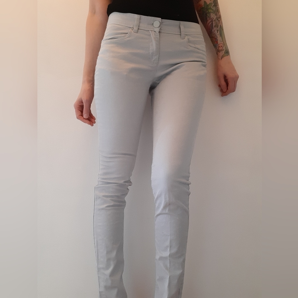 H&M Light Grey Skinny Jeans.